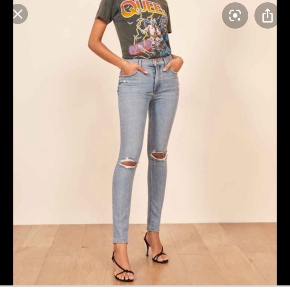 Reformation High and Skinny Jeans